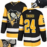 Penguins #24 Tinordi Black Glittery Edition Adidas Jersey,baseball caps,new era cap wholesale,wholesale hats
